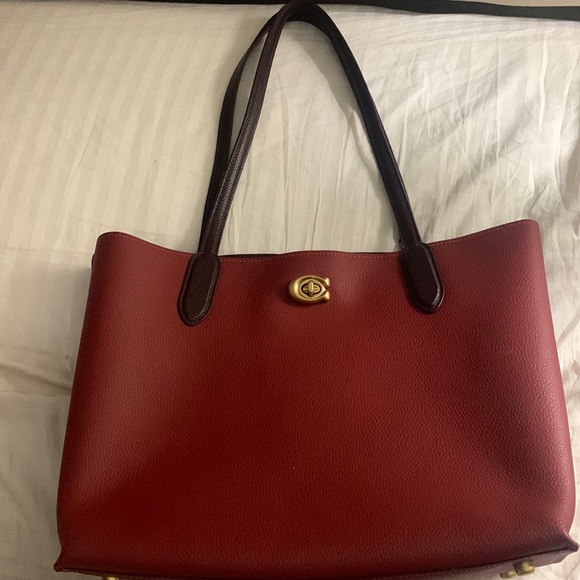 Coach Handbags - Coach Willow Colorblock Leather Tote